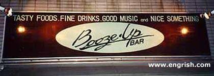 "Booze-Up" here and you might actually find out what the Nice Something is...
